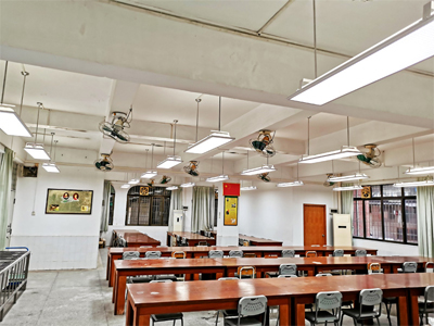 广州市第七实验中学护眼照明改造